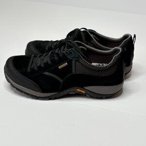 Dansko Womens Paisley Walking Shoes Size 37 EU Black Leather Comfort Waterproof